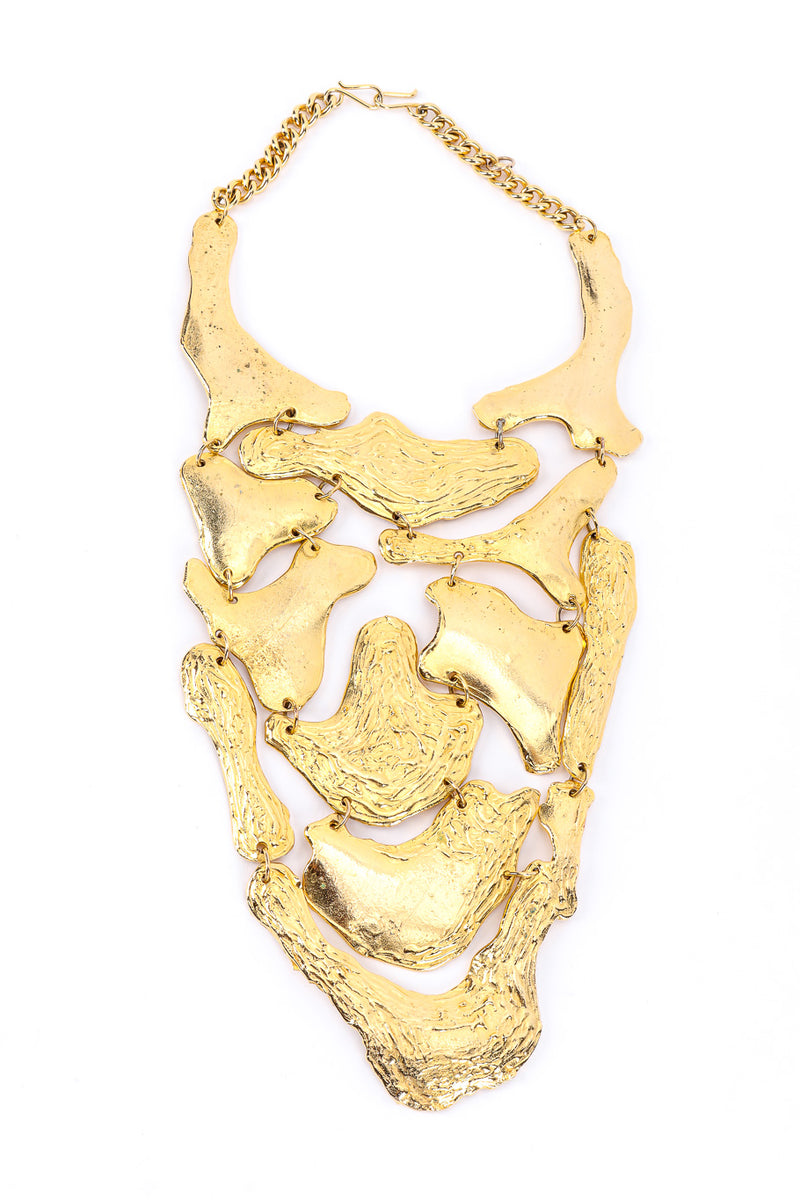 Vintage bib necklace on white background @recessla