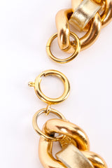 Collar necklace by Erwin Pearl on white background clasp close @recessla