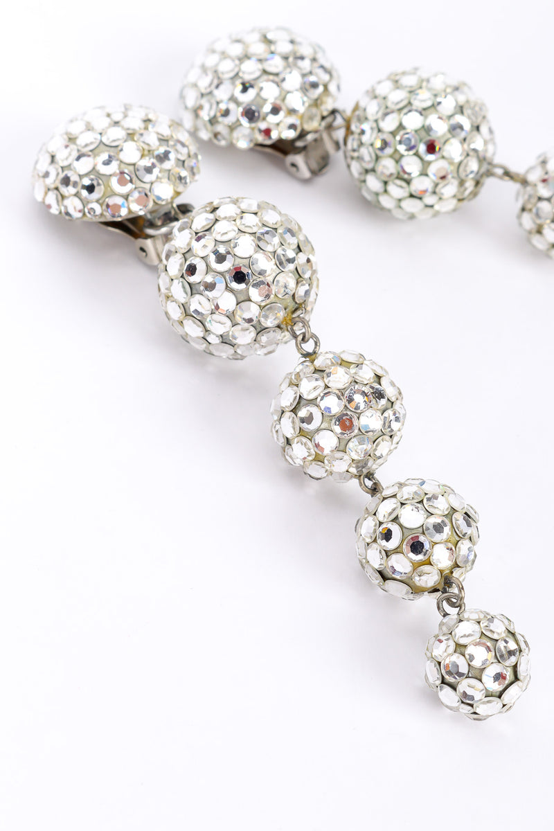 Ball drop earrings by Richard Kerr on white background balls close @recessla