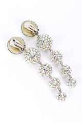 Ball drop earrings by Richard Kerr on white background backs @recessla