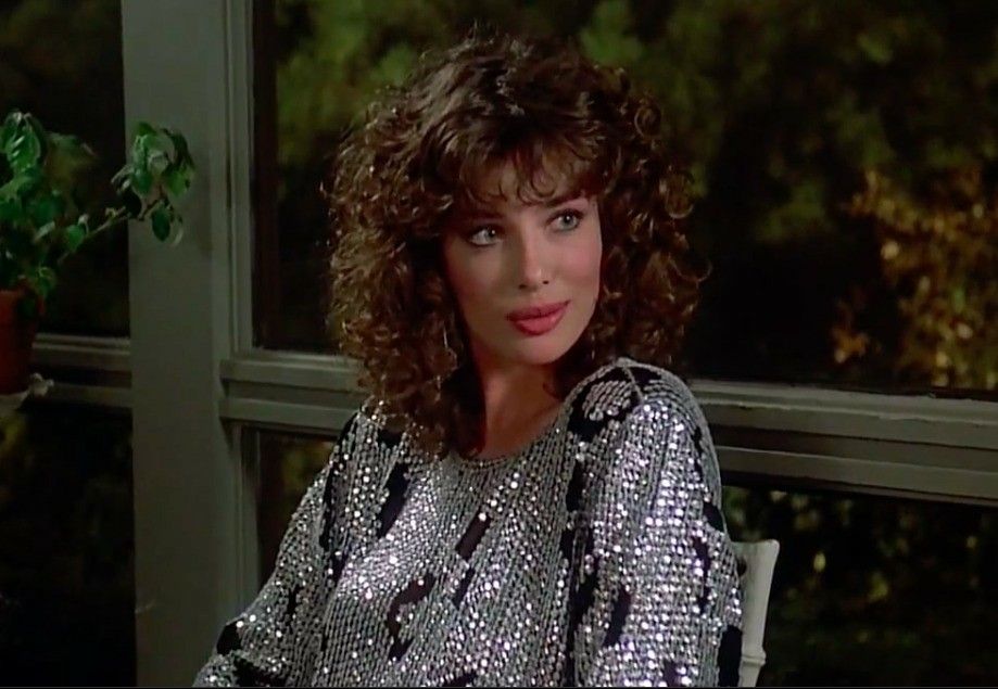 Kelly Lebrock in Weird Science wearing Ann Tjian Kenar 2 Leopard Shift @RECESS LA