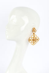 Kenneth Jay Lane Infinity Coils Drop Earrings mannequin @RECESS LA