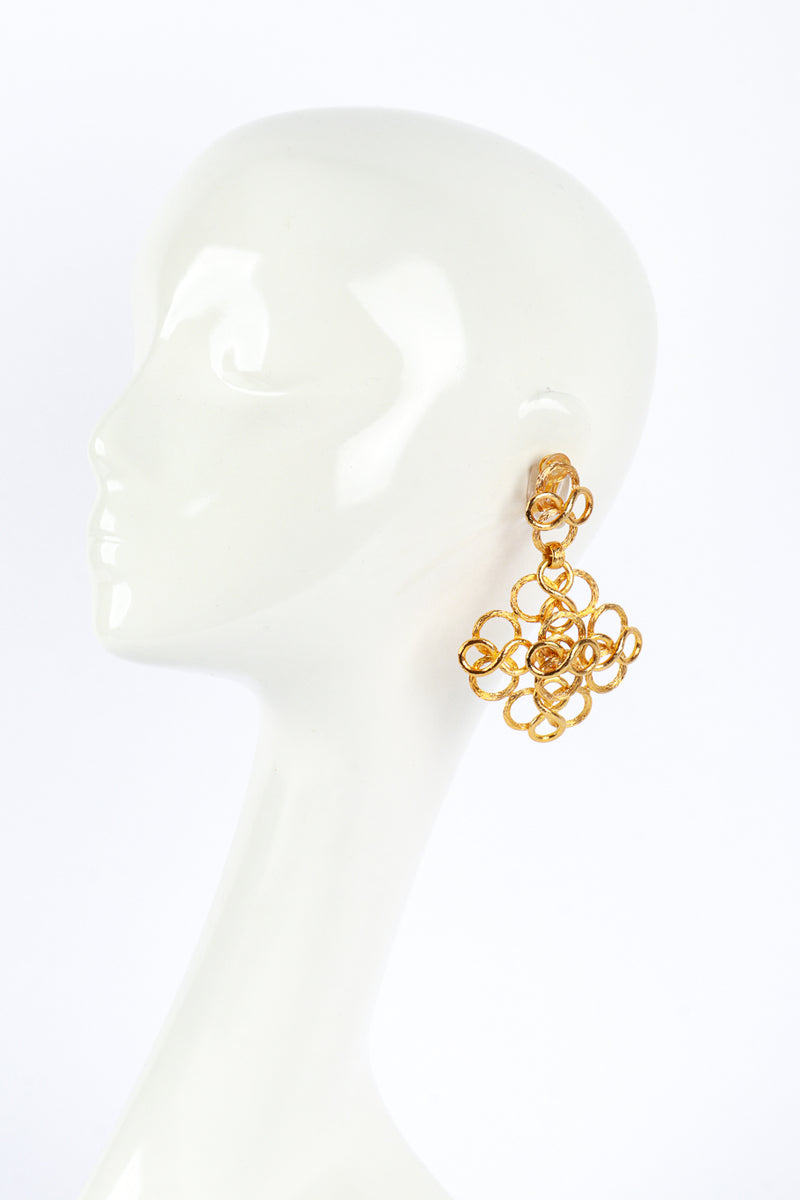 Kenneth Jay Lane Infinity Coils Drop Earrings mannequin @RECESS LA