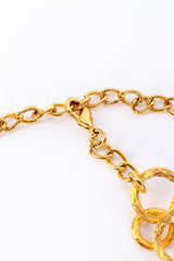 Kenneth Jay Lane Infinity Coils Link Collar Necklace clasp @RECESS LA