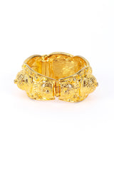 Kenneth Jay Lane Golden Dome Buckle Bangle back @RECESS LA