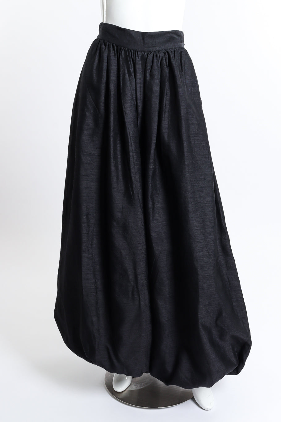 Vintage Adolfo Silk Crepe Balloon Pant front on mannequin @recess la