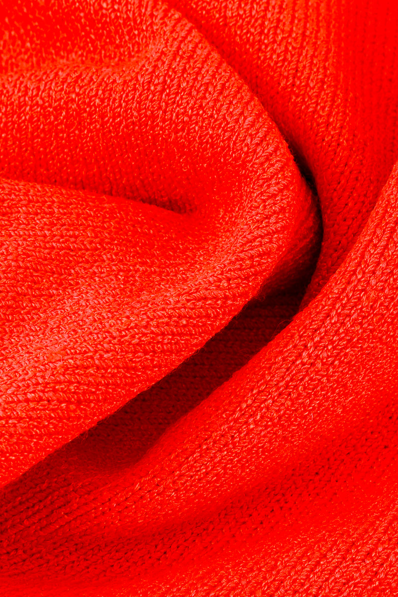 Adolfo Reagan Red Knit Dress fabric @RECESS LA