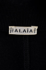 Alaïa 1990 F/W Square Neck Knit Dress label @RECESS LA