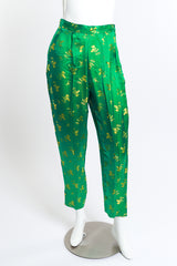 Vintage Floral Silk Lounge Set pants mannequin @RECESS LA