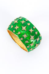 Kenneth Jay Lane Stars Of The Renaissance Enamel Bangle detail @RECESS LA