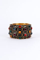 Vintage Kenneth Jay Lane Enamel Gem Bracelet front @recess la