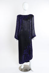 Vintage Bob Mackie Beaded Low Back Dress front on mannequin @recessla