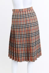 Check Plaid Pleated Skirt by Burberry mannequin back @Recess LA