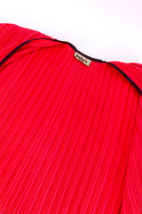 Vintage Baba's Pleated Duster view of interior neckline @recess la