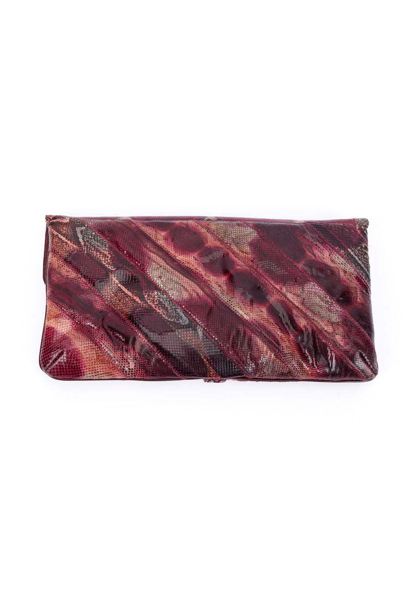 Vintage Bags by Varon Snakeskin Clutch back @recessla