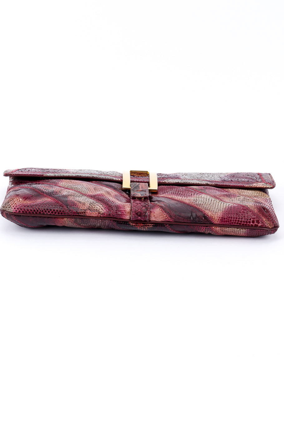 Vintage Bags by Varon Snakeskin Clutch bottom @recessla