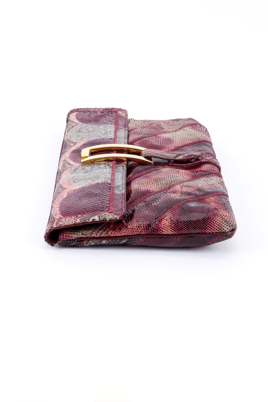 Vintage Bags by Varon Snakeskin Clutch side @recessla