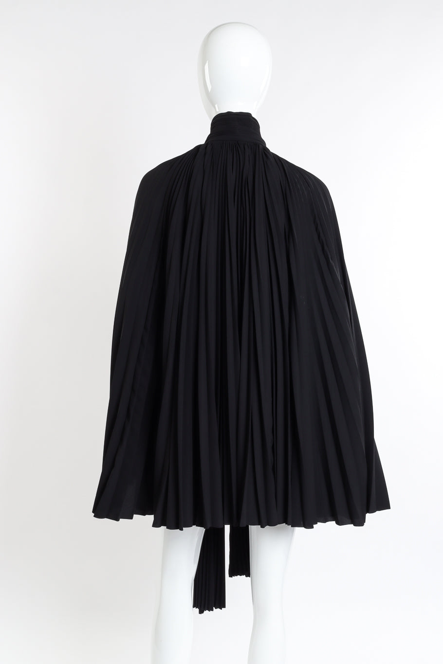 Balenciaga 2020 A/W Pleated Cape back on mannequin @recessla