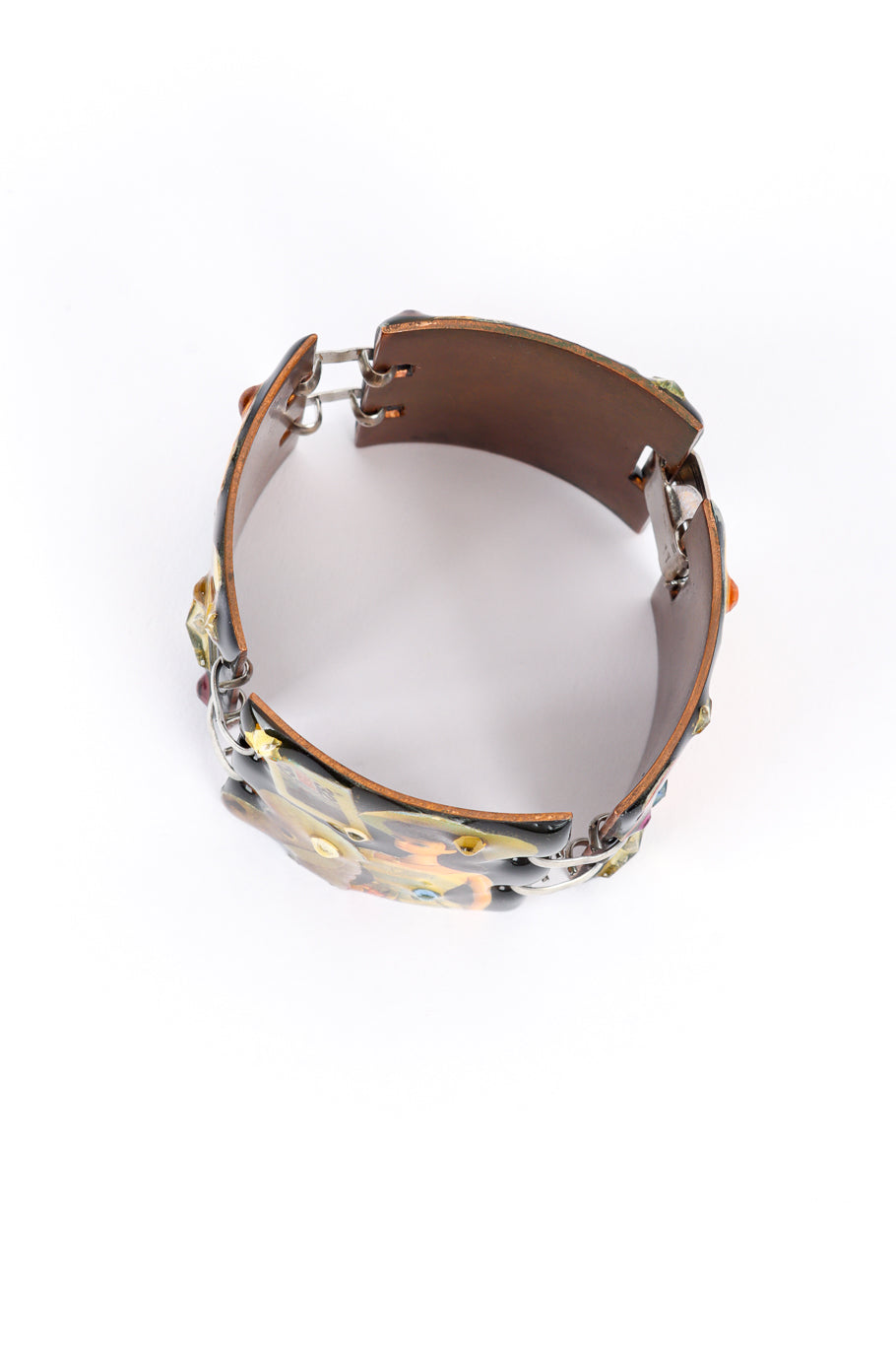 Vintage Designs from the Deep Barbie Panel Bracelet top view propped up @recess la