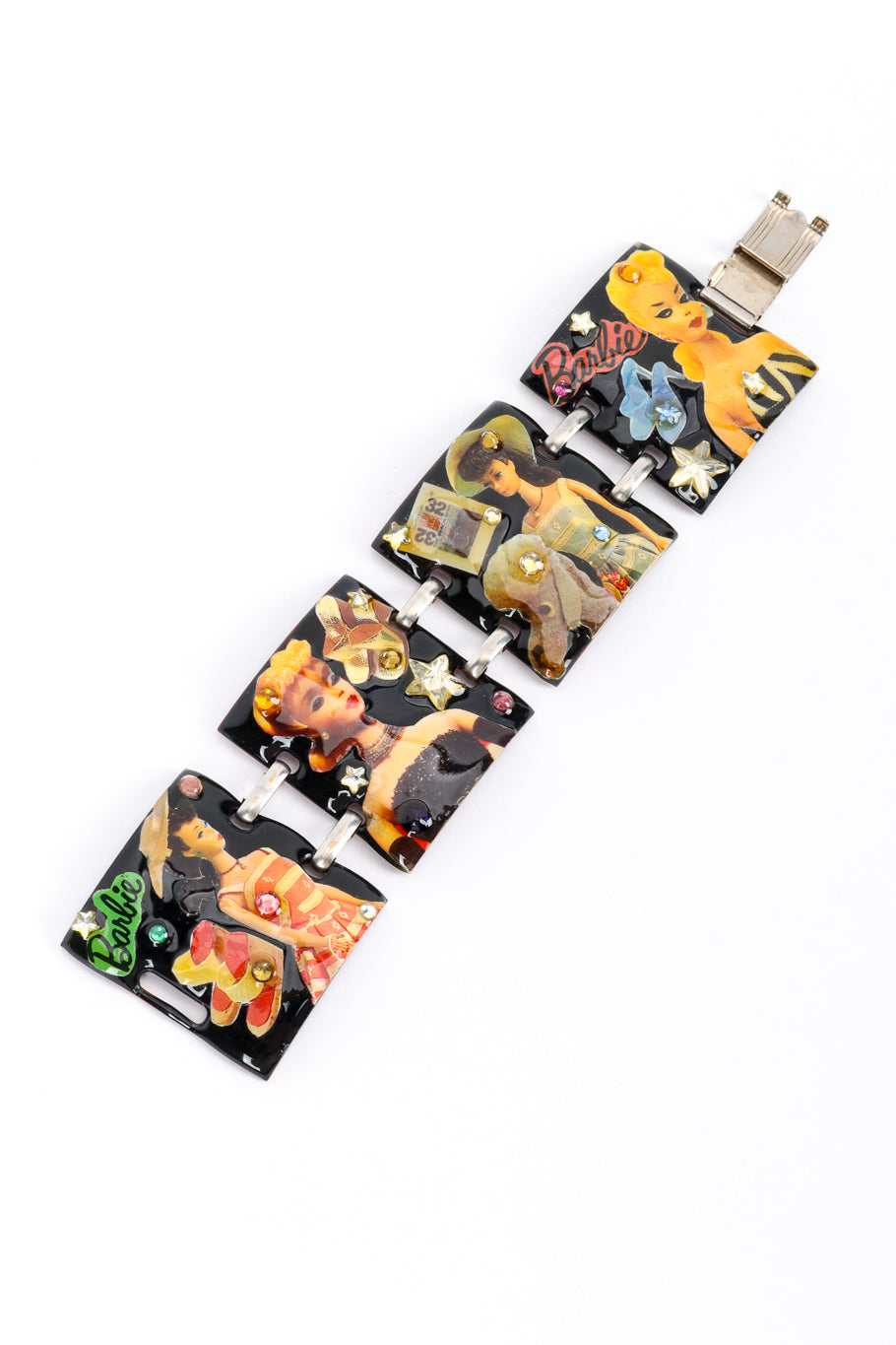 Vintage Designs from the Deep Barbie Panel Bracelet front @recess la