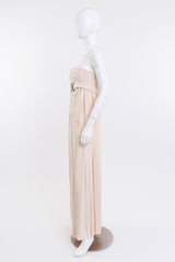 Vintage Strapless Carwash Dress & Scarf Set side on mannequin @recess la