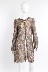 Vintage Bill Blass Lace Jacket front on mannequin @recessla