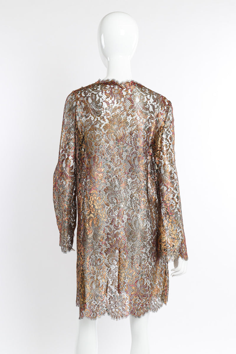 Vintage Bill Blass Lace Jacket back on mannequin @recessla