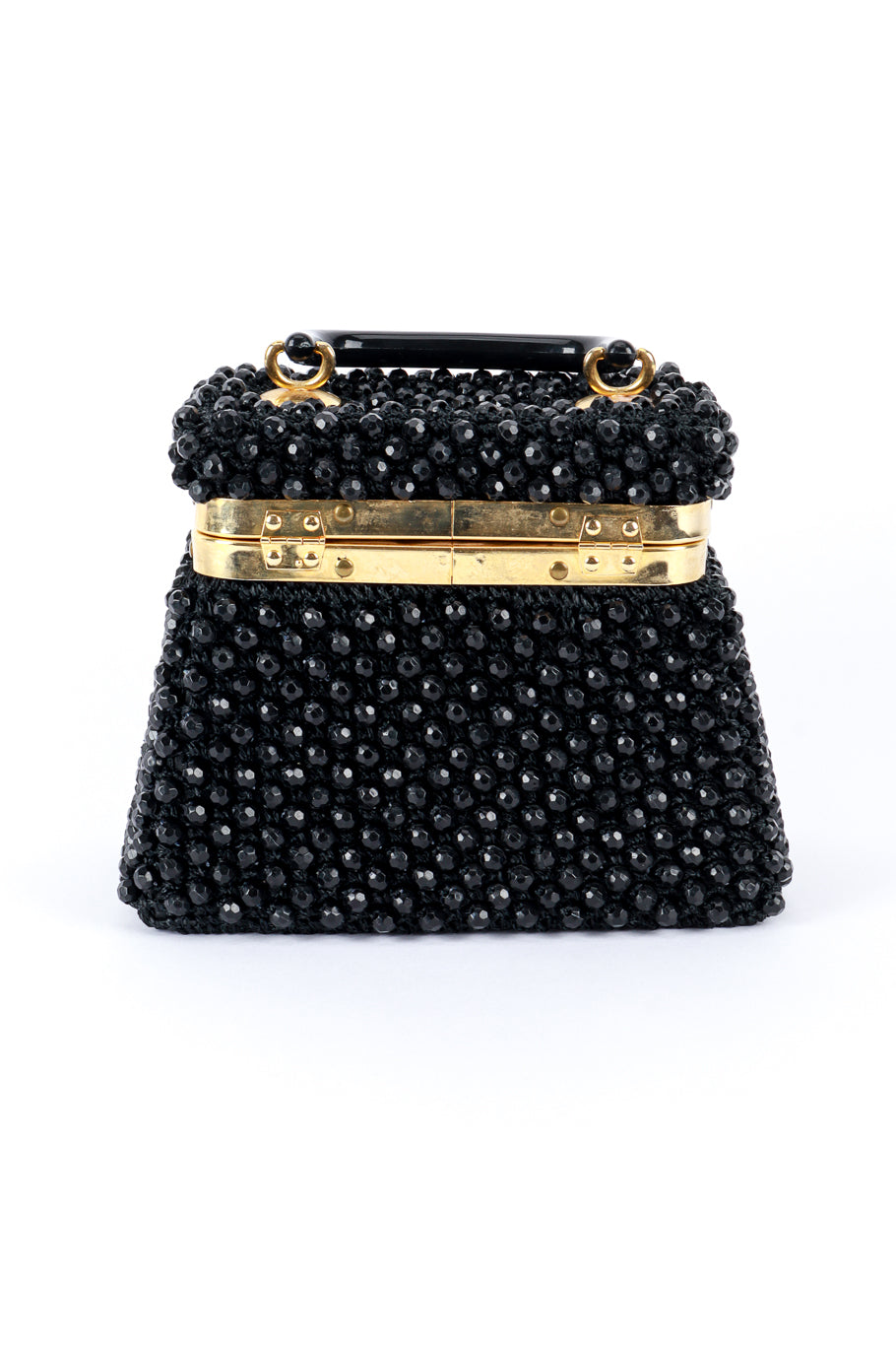 Vintage Beaded Box Purse back @RECESS LA