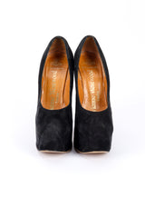 Vintage Vivienne Westwood 1993 F/W Elevated Suede Court Shoe front @recessla