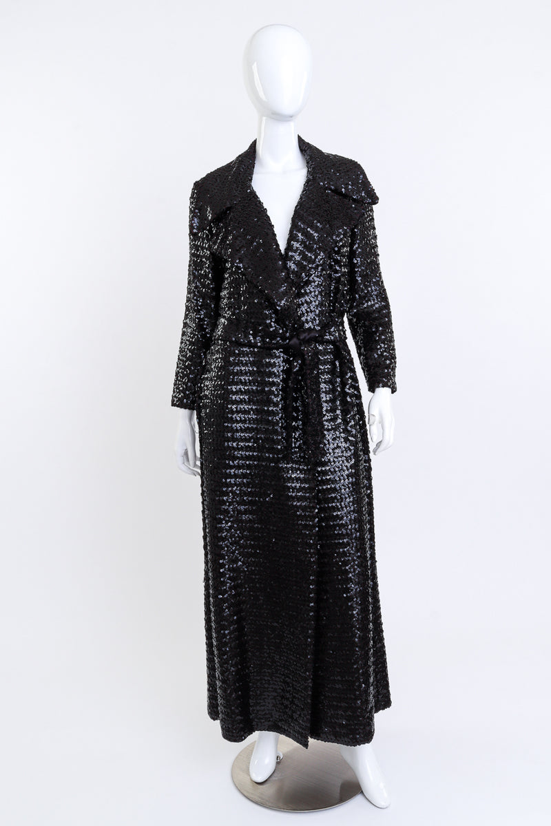 Vintage Long Sequin Coat @RECESS LA