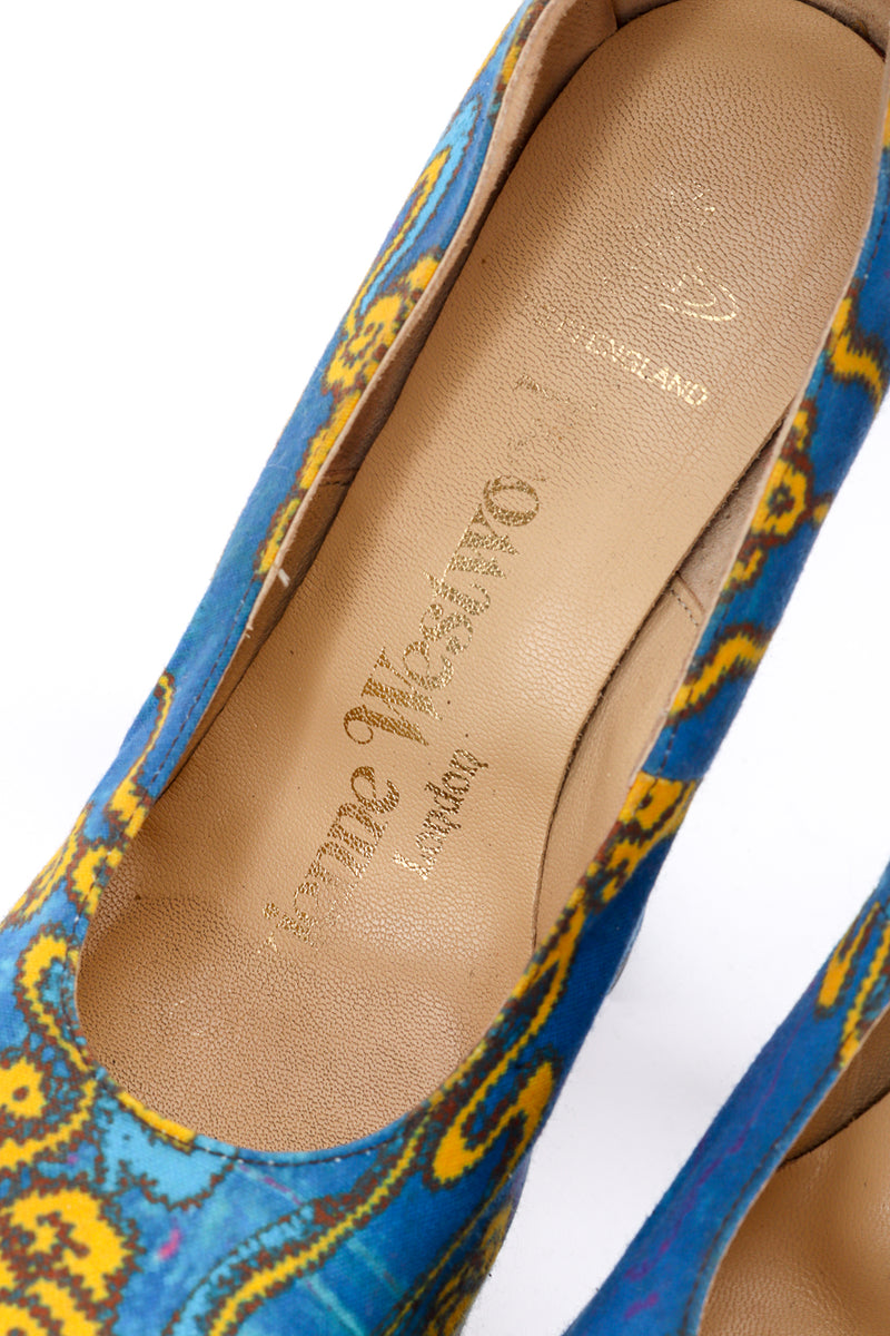 2013 F/W Tea Garden Canvas Court Shoe branded insole @recessla