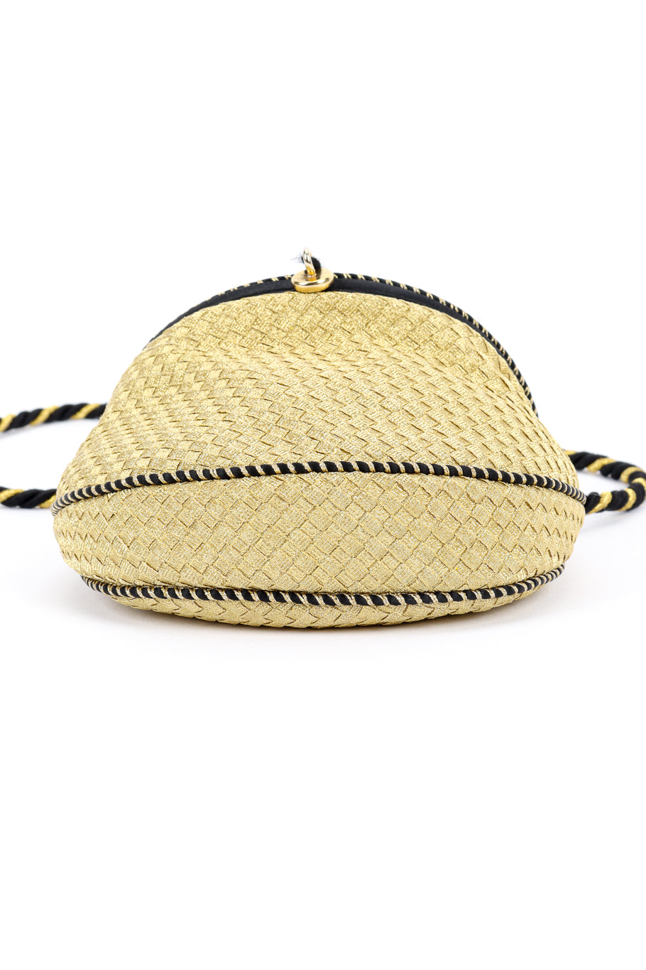 Vintage Bottega Veneta Woven Pouch Mini Bag bottom @recess la