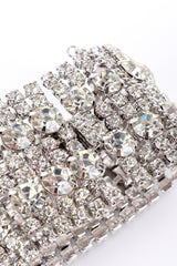 Vintage Wide Crystal Bracelet closure closeup @recessla