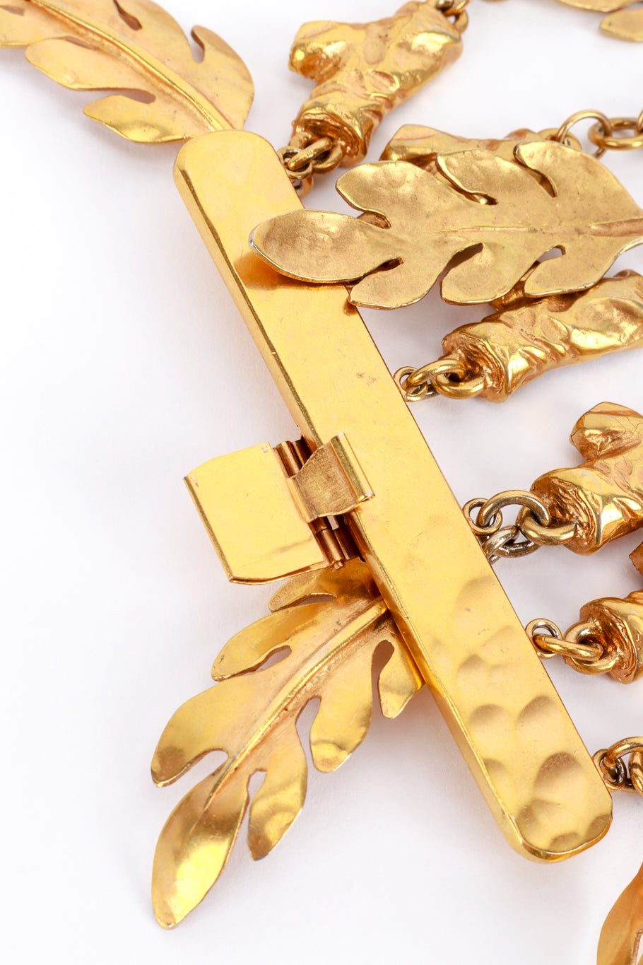 Vintage Golden Forest Charm Bracelet clasp @RECESS LA