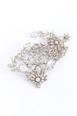 Vintage Rhinestone & Pearl Floral Statement Brooch @RECESS LA