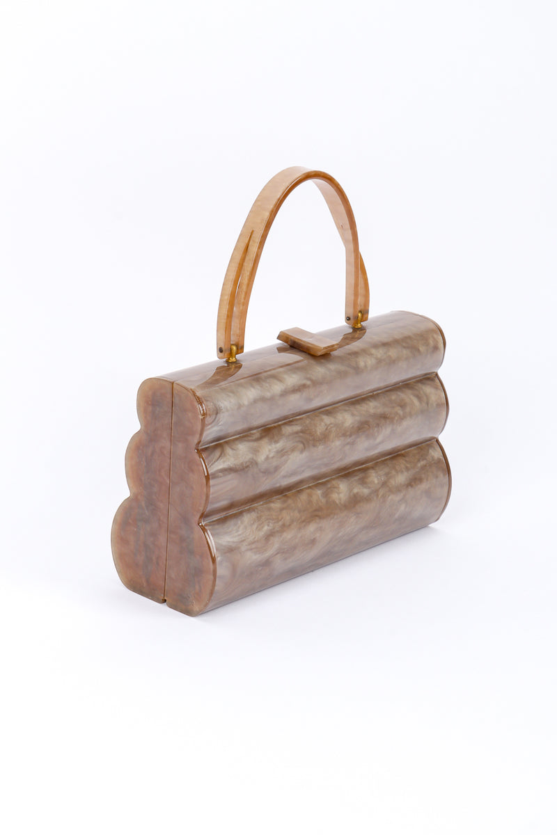 Tiered Pearlescent Lucite Case Bag @recessla