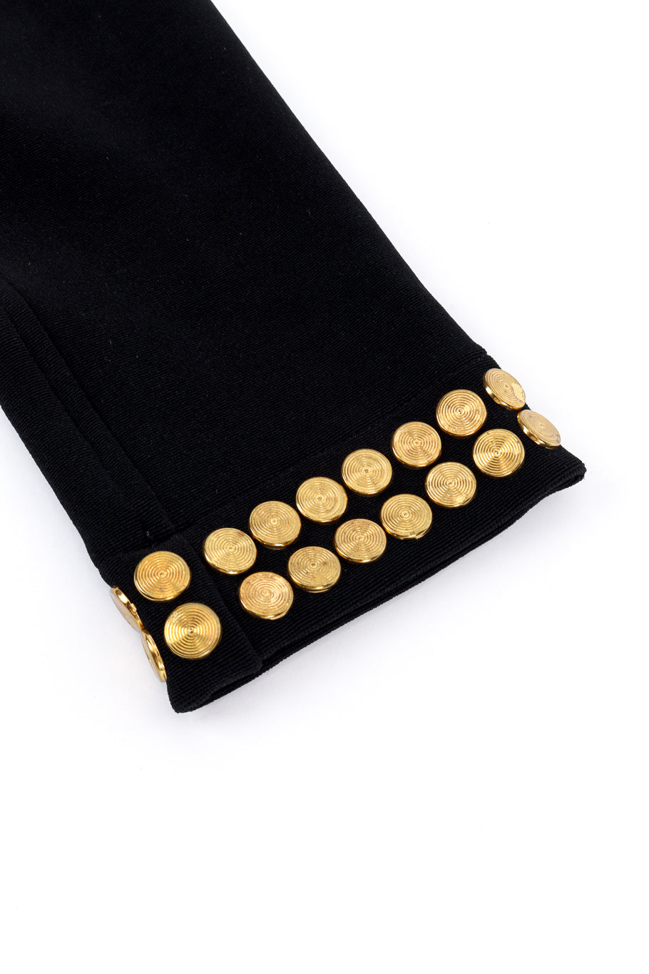 Vintage Caché Disc Stud Jacket sleeve closeup @recess la