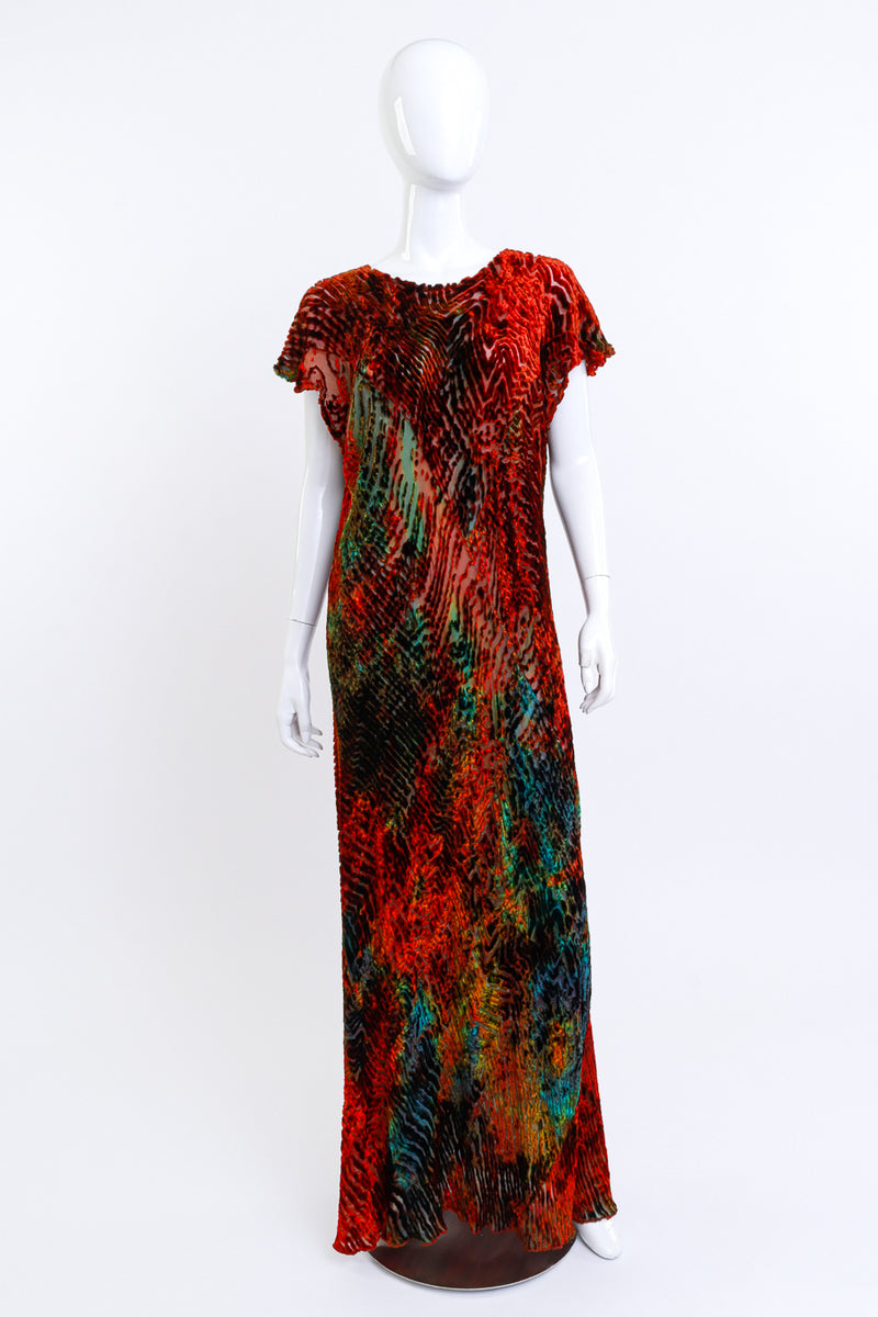 Carter Smith Shibori Velvet Burnout Maxi Dress on mannequin @RECESS LA