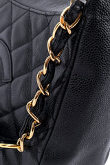 Chanel Quilted CC Shoulder Bag chain strap closeup @recess la