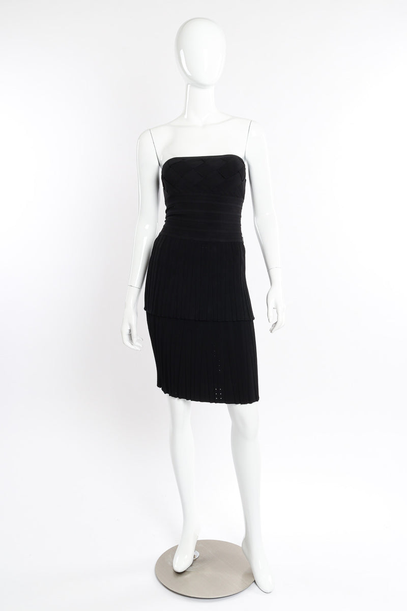 Top and skirt set by Chanel on mannequin @recessla