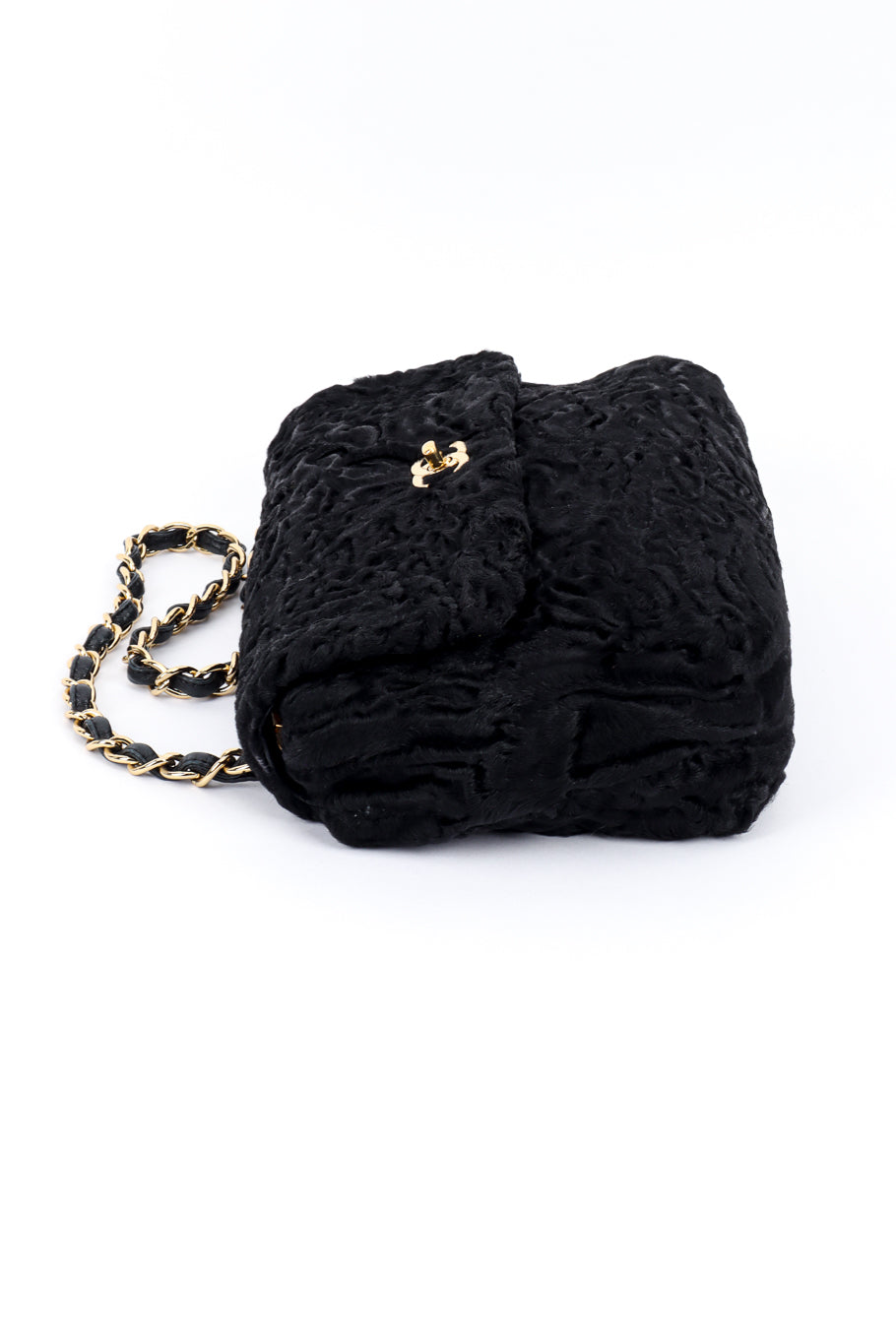 Chanel Persian Lamb Shoulder Bag side @recess la