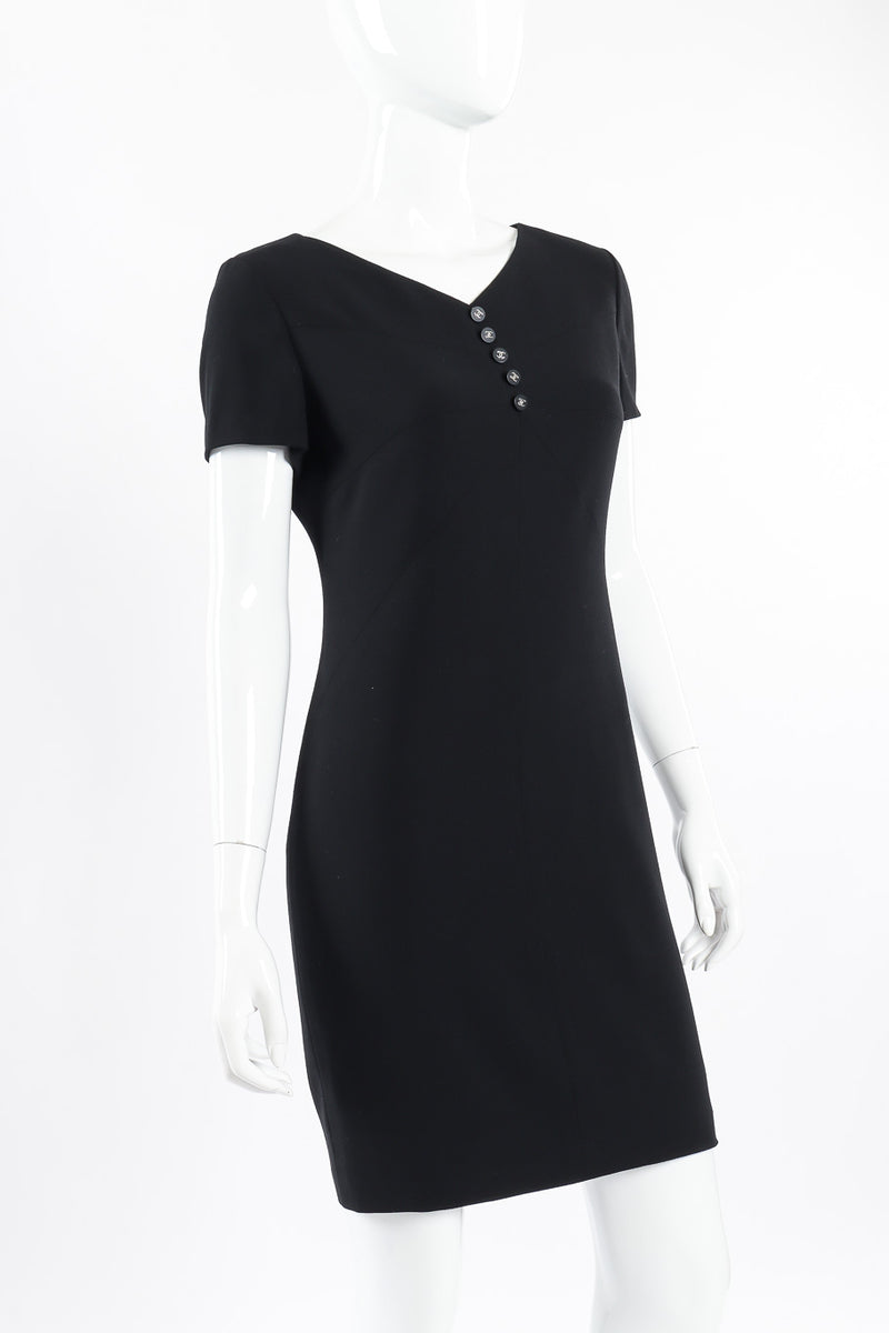 Sheath dress by Chanel Boutique on mannequin front close @recessla