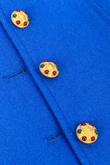 Velvet Collar Wool Jacket by Chanel buttons @recessla