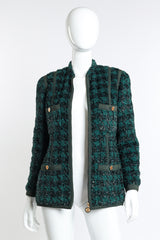 Chanel Tweed Lamé Jacket open front mannequin @RECESS LA