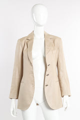 1998 S/S Linen Blazer by Chanel on mannequin open @recessla