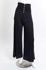 Vintage Chanel High Waist Knit Pant front on mannequin @recess la