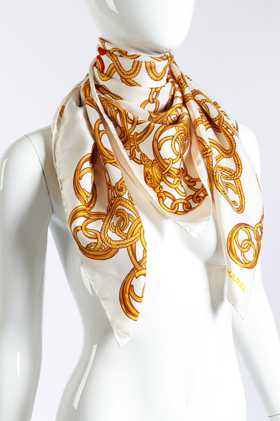 Camellia Chain Scarf on mannequin @RECESS LA