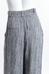 Chloé Woodgrain Stripe Jacket & Pant Set pant back on mannequin closeup @recess la