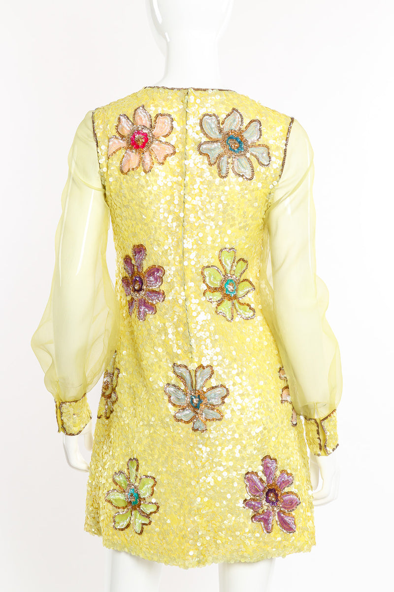 Mod Flower Sequin Dress