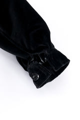 Courrèges Jet Black Hooded Duffle Coat cuff @RECESS LA